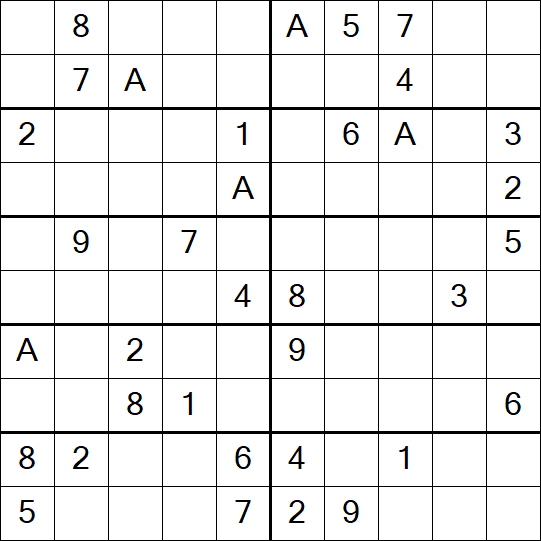 Sudoku 10x10 - Medium