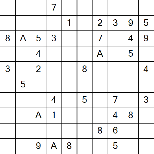 Sudoku 10x10 - Medium