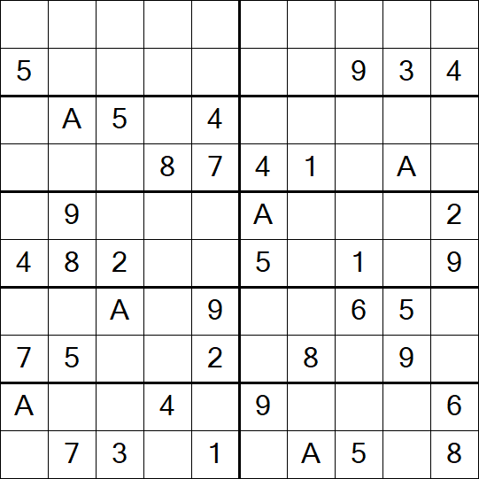 Sudoku 10x10 - Medium