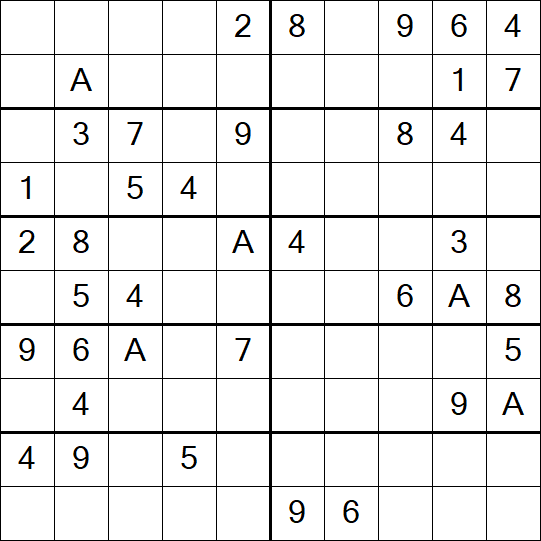 Sudoku 10x10 - Medium