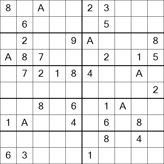 Sudoku 10x10 - Medium