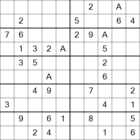 Sudoku 10x10 - Medium