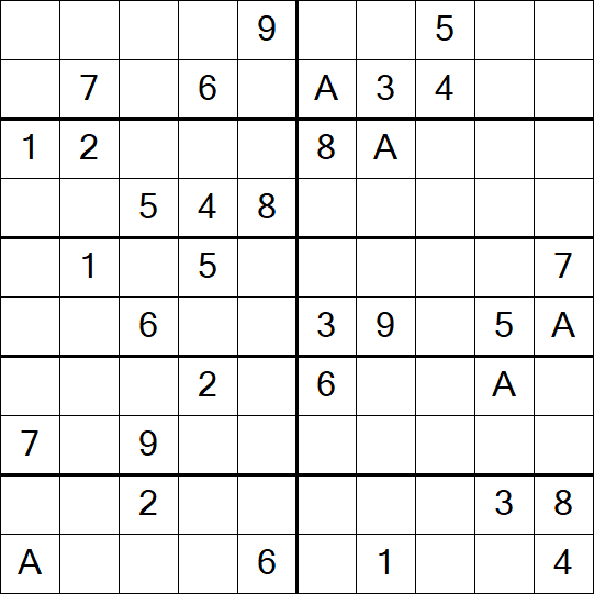 Sudoku 10x10 - Medium