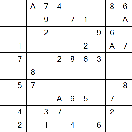 Sudoku 10x10 - Medium
