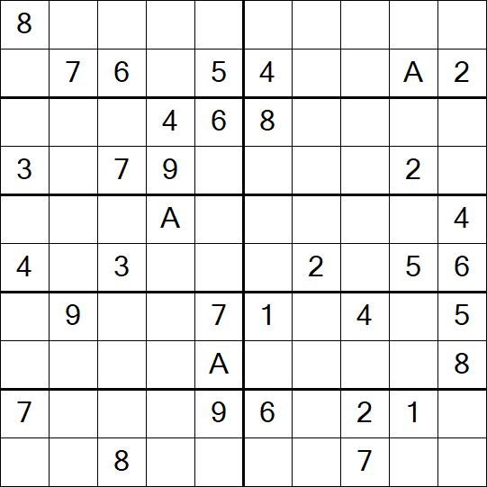 Sudoku 10x10 - Medium