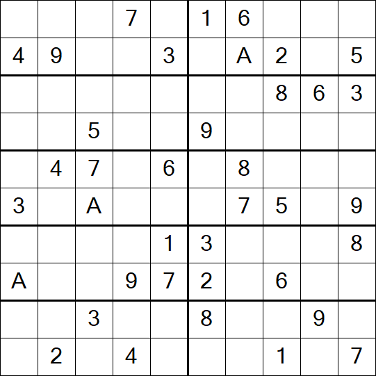Sudoku 10x10 - Medium