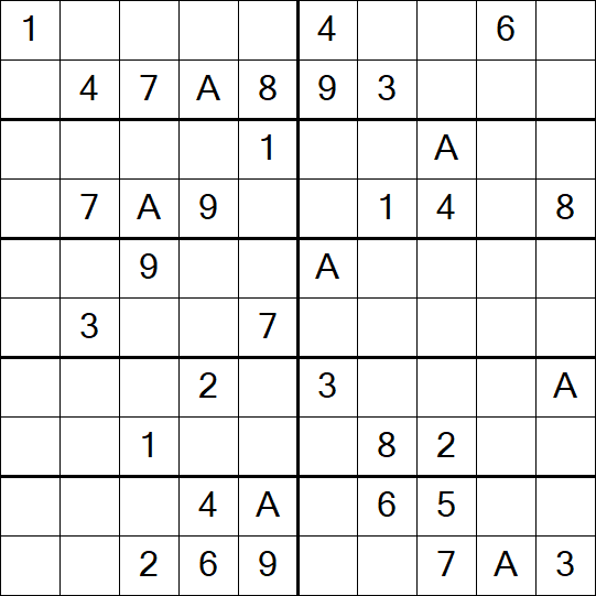 Sudoku 10x10 - Medium