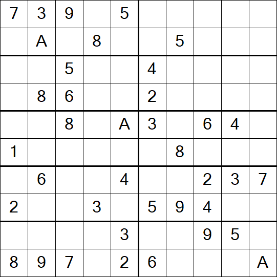 Sudoku 10x10 - Medium