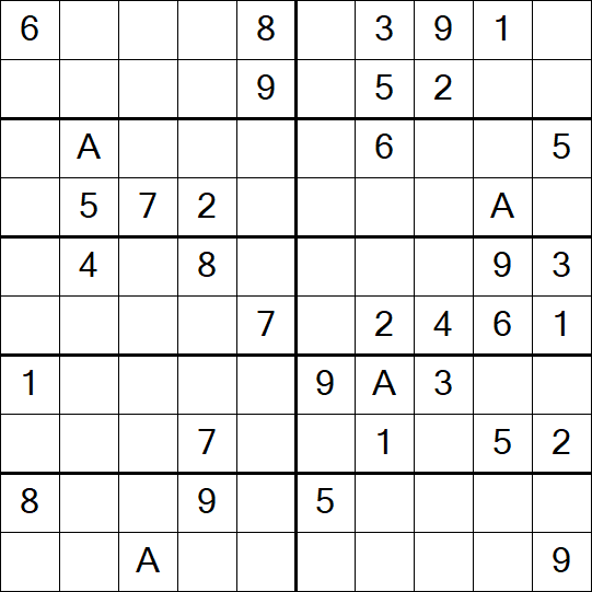 Sudoku 10x10 - Medium