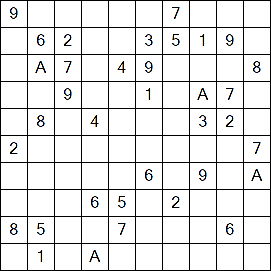 Sudoku 10x10 - Medium