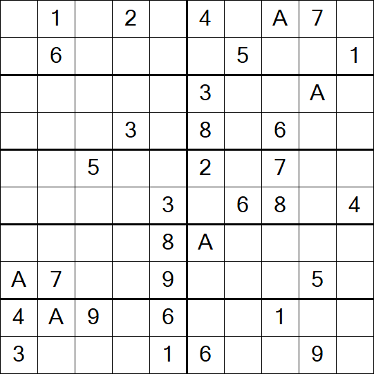 Sudoku 10x10 - Medium