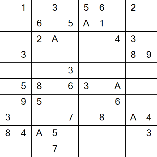 Sudoku 10x10 - Medium