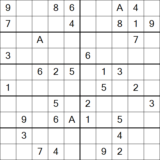 Sudoku 10x10 - Medium