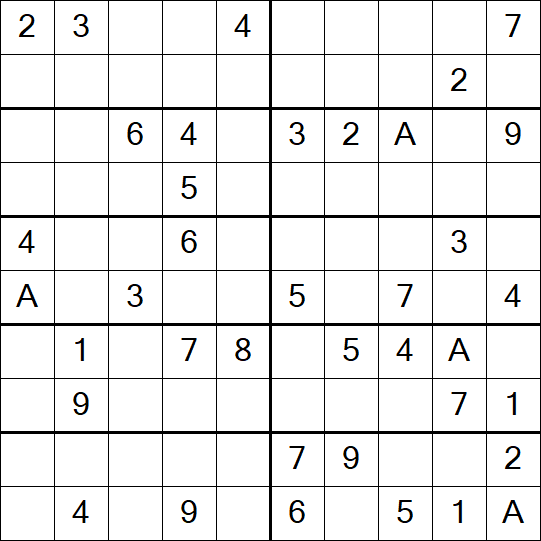 Sudoku 10x10 - Medium