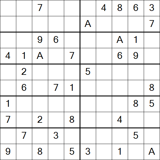 Sudoku 10x10 - Medium