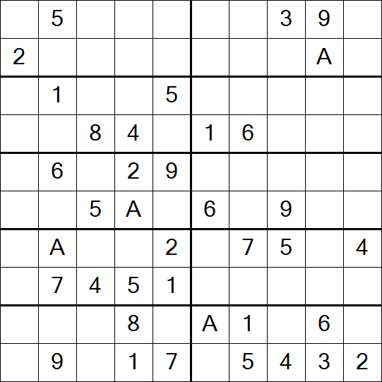 Sudoku 10x10 - Medium