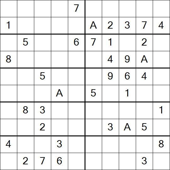Sudoku 10x10 - Medium