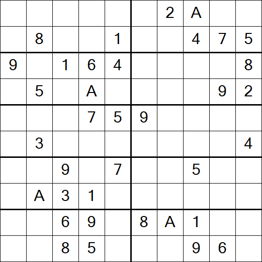 Sudoku 10x10 - Medium