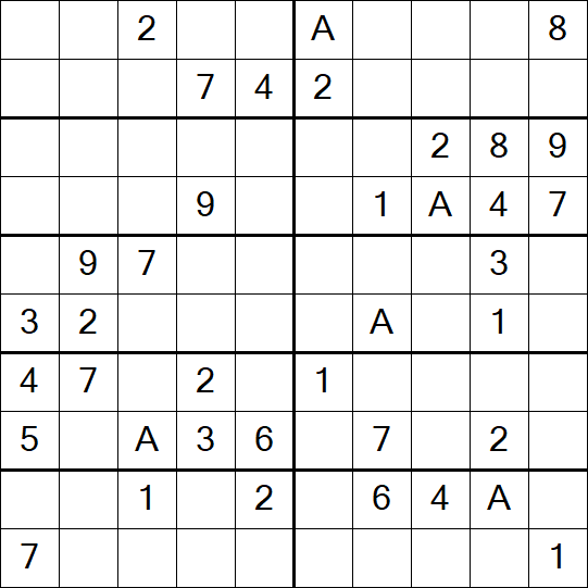 Sudoku 10x10 - Medium
