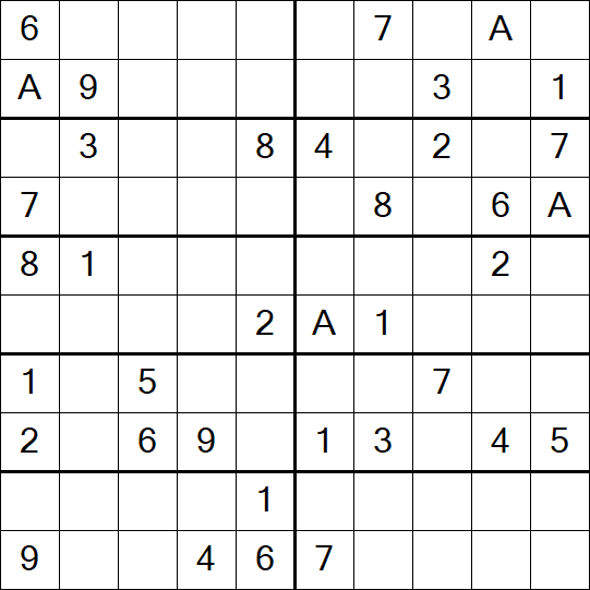 Sudoku 10x10 - Medium