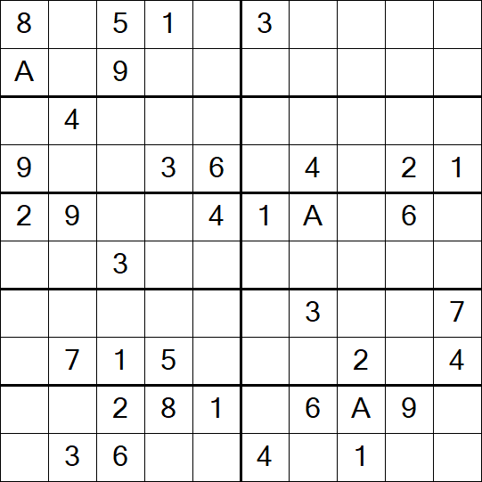 Sudoku 10x10 - Medium