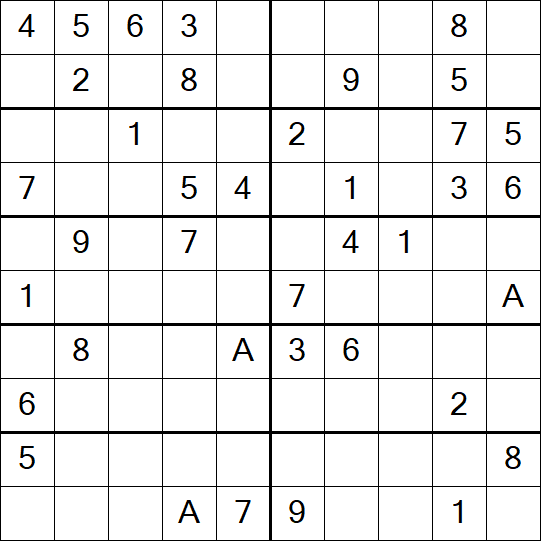 Sudoku 10x10 - Medium