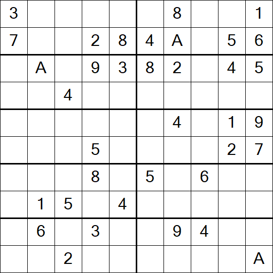 Sudoku 10x10 - Medium