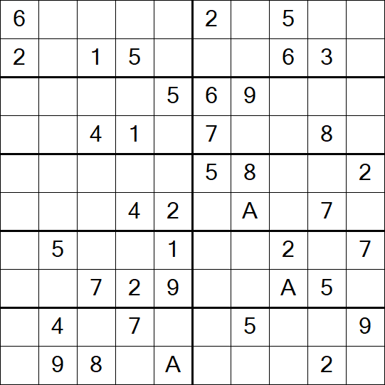 Sudoku 10x10 - Medium