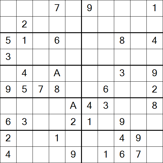 Sudoku 10x10 - Medium