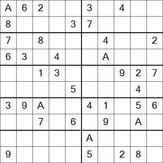 Sudoku 10x10 - Medium