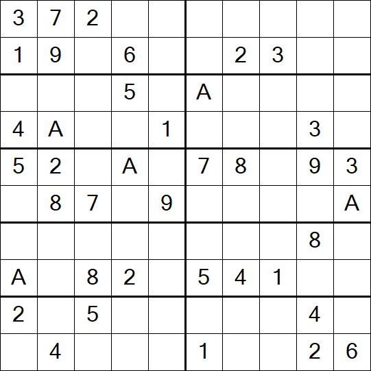 Sudoku 10x10 - Medium
