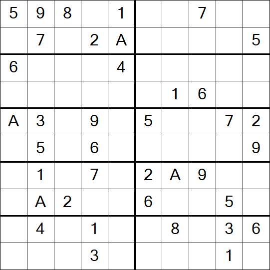 Sudoku 10x10 - Medium