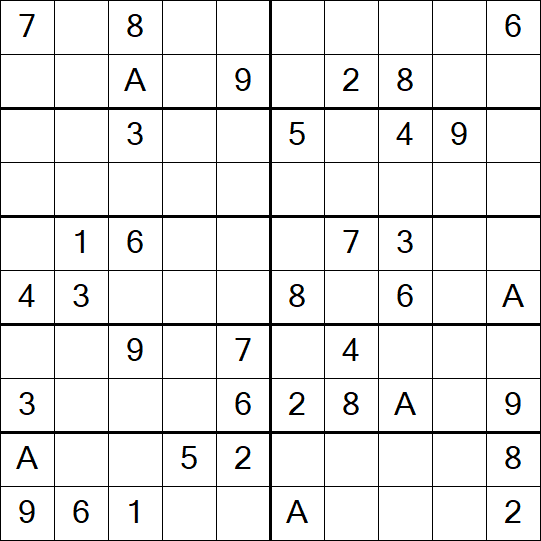 Sudoku 10x10 - Medium