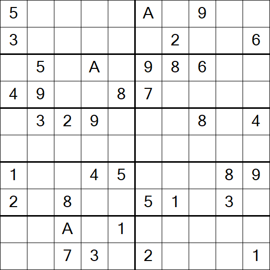 Sudoku 10x10 - Medium