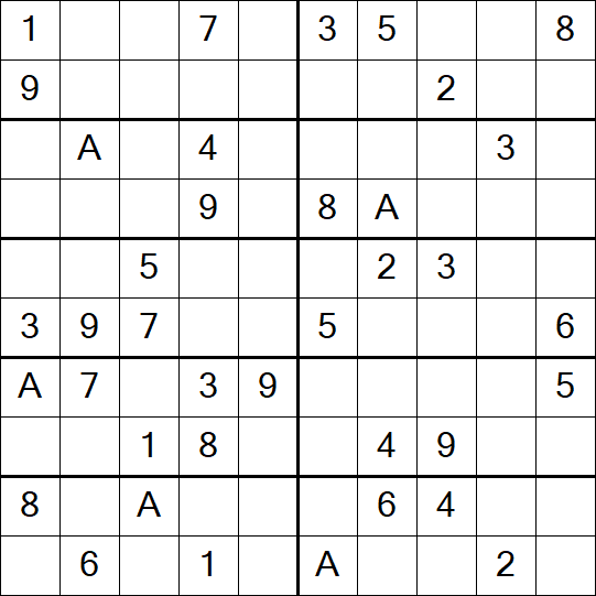 Sudoku 10x10 - Medium