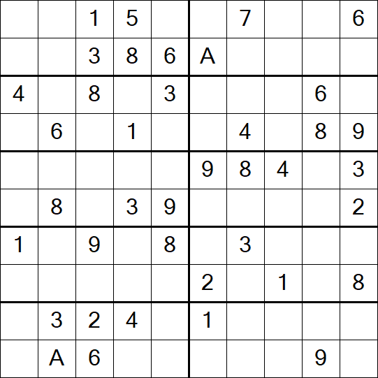 Sudoku 10x10 - Mittel
