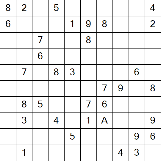 Sudoku 10x10 - Medium
