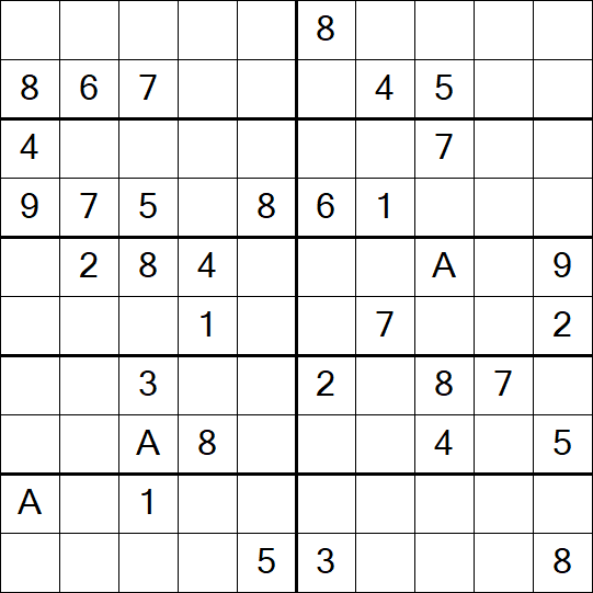 Sudoku 10x10 - Medium