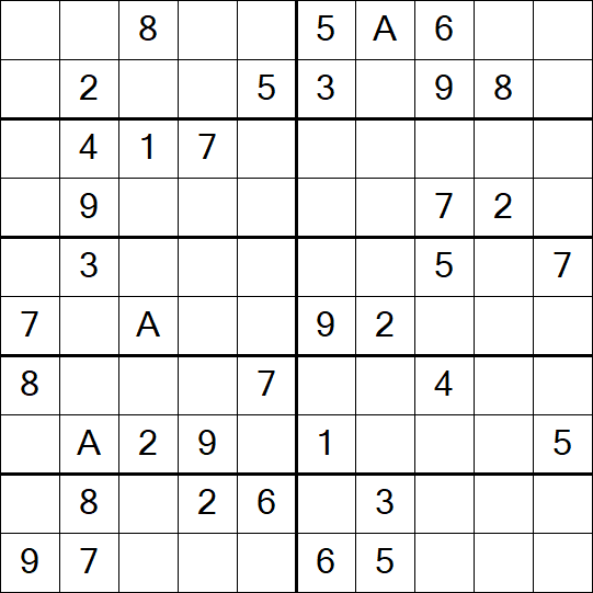 Sudoku 10x10 - Medium