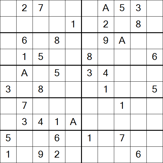 Sudoku 10x10 - Medium