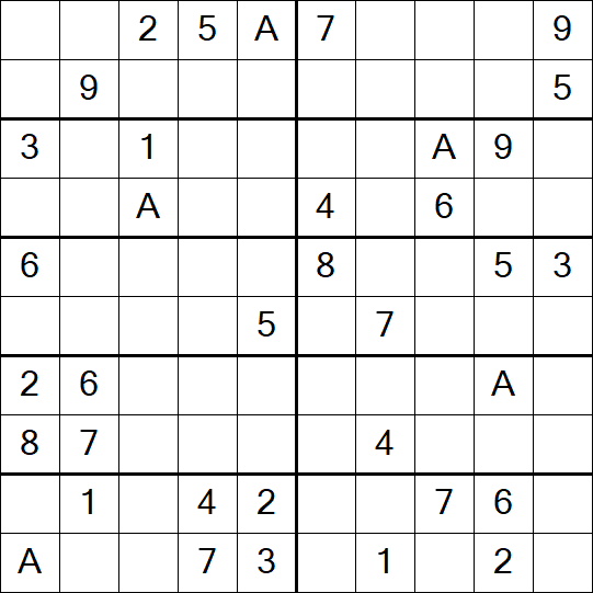 Sudoku 10x10 - Medium