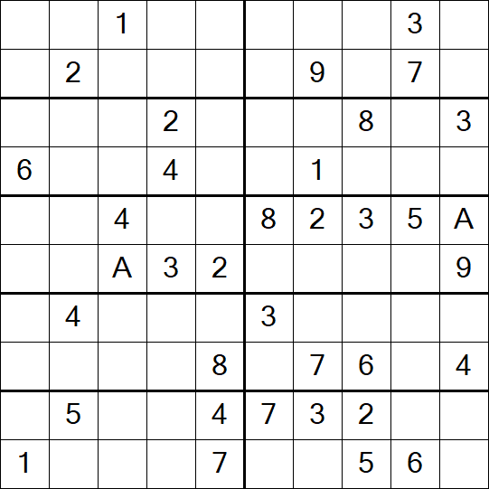Sudoku 10x10 - Medium