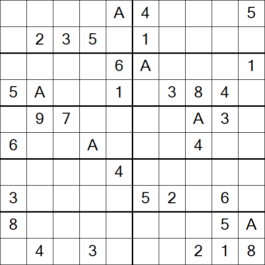Sudoku 10x10 - Medium