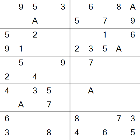 Sudoku 10x10 - Medium