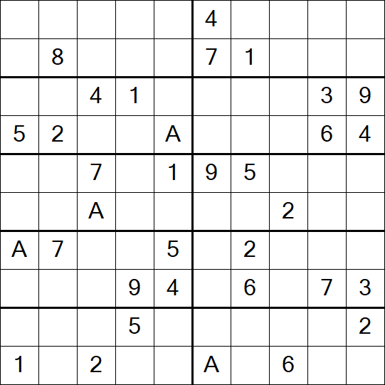 Sudoku 10x10 - Medium