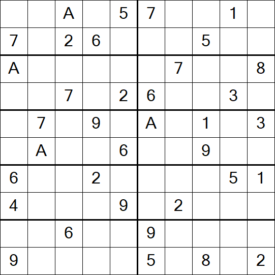 Sudoku 10x10 - Medium