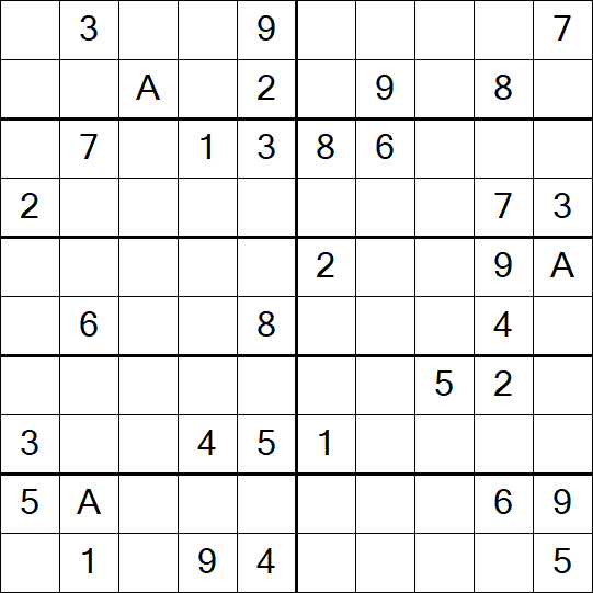 Sudoku 10x10 - Medium