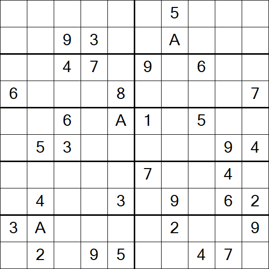 Sudoku 10x10 - Medium