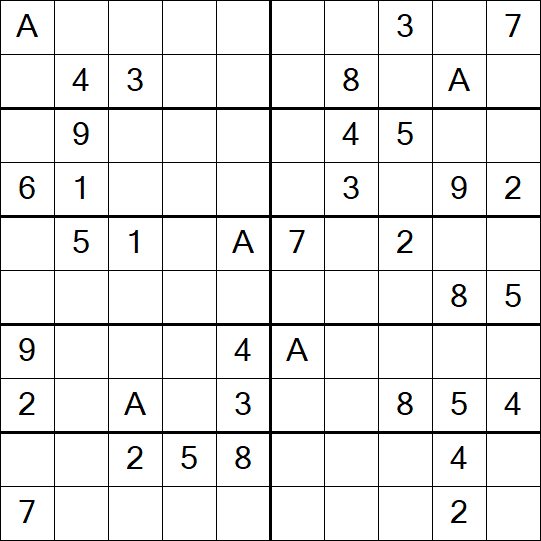 Sudoku 10x10 - Medium