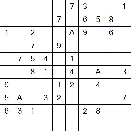 Sudoku 10x10 - Medium